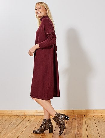 Trui-jurk met een col - Kiabi