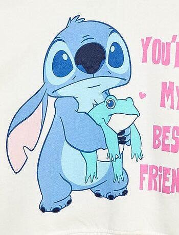 Trui met 'Disney'/'Stitch'-print