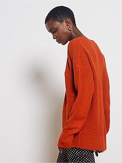 Trui van grof tricot - Kiabi