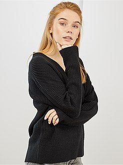 Trui van grof tricot - Kiabi