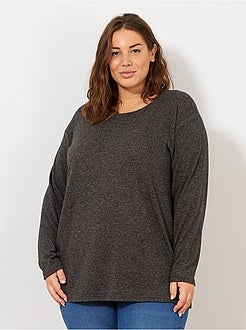 Trui van zacht tricot - Kiabi