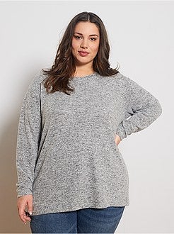 Trui van zacht tricot - Kiabi