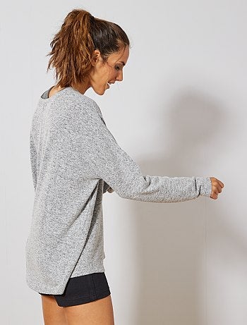 Trui van zacht tricot - Kiabi