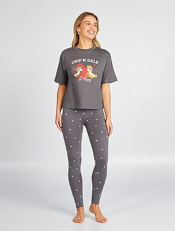 Tweedelige Disney-pyjama met Knabbel en Babbel-print - 2-delig