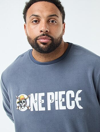 Tweedelige, lange pyjama met One Piece-print - 2-delig