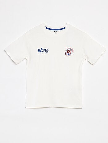 Tweedelige pyjama - T-shirt + short met strepen