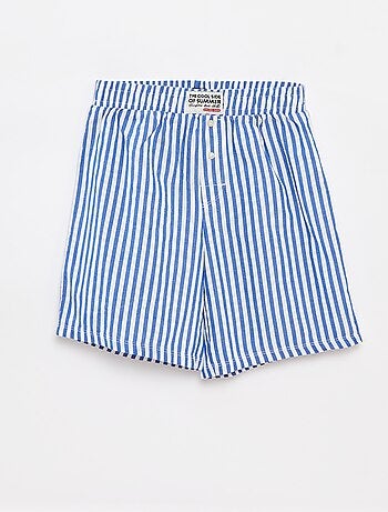 Tweedelige pyjama - T-shirt + short met strepen