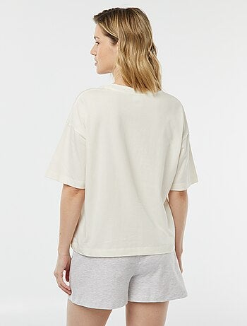 Tweedelige pyjama | T-shirt + short 'Eevee'