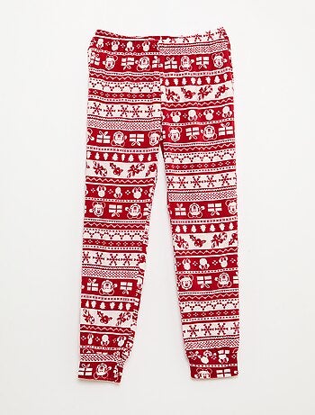 Tweedelige pyjama van fleecestof 'Disney' 'Stitch'