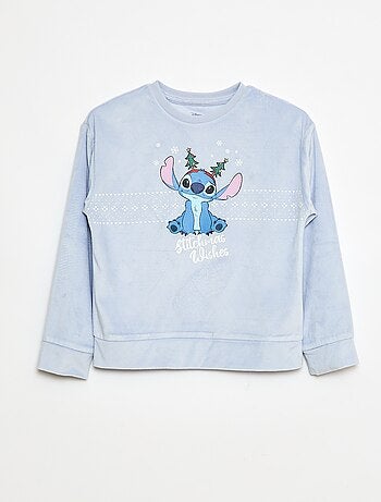 Tweedelige pyjama van fleecestof 'Disney' 'Stitch'