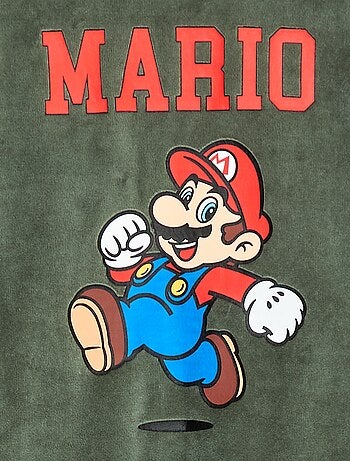 Tweedelige pyjama van velours 'Mario'