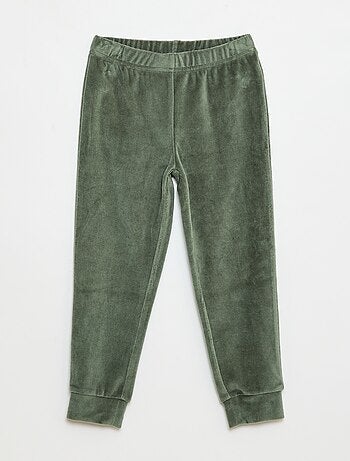 Tweedelige pyjama van velours 'Mario'