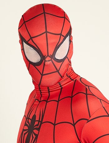 Verkleedkostuum van ‘Spider-Man’ tweede huid met bivakmuts