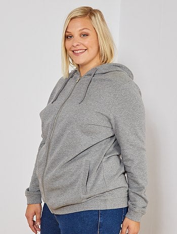 Vest met een rits en capuchon - Kiabi