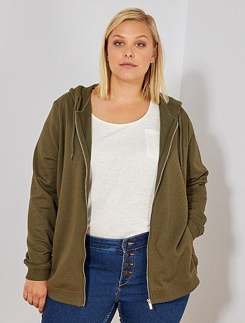 Vest met een rits en capuchon - Kiabi