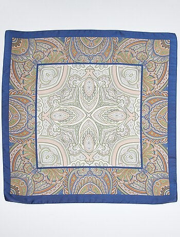 Vierkante, glanzende foulard