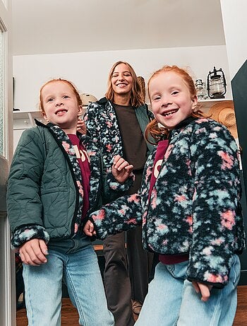 Warm, omkeerbaar jasje in workwearstijl