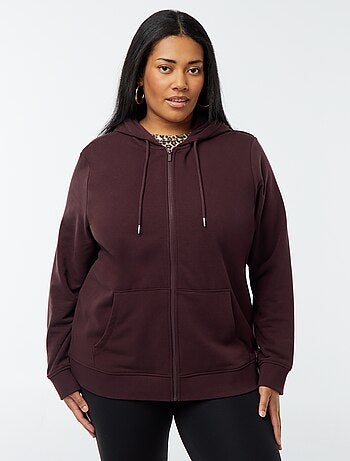 Warme hoodie van joggingstof