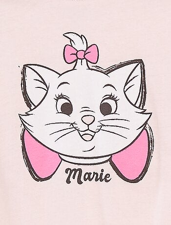 Wijd T-shirt met Marie-print