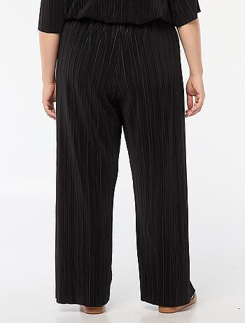 Wijde broek met plooien | Only Carmakoma