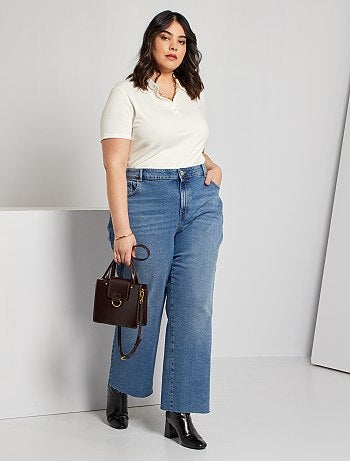 Straight jeans dames grote maten | Kiabi