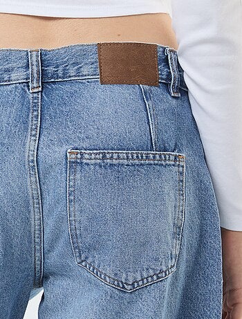Wijde jeans in bollend model