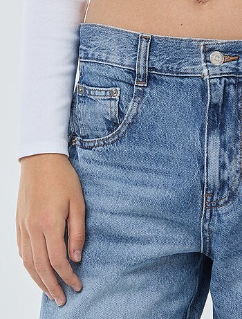 Wijde jeans in bollend model