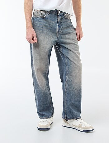 Wijde jeans met 5 zakken | baggymodel