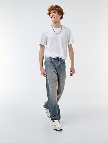 Wijde jeans met 5 zakken | baggymodel