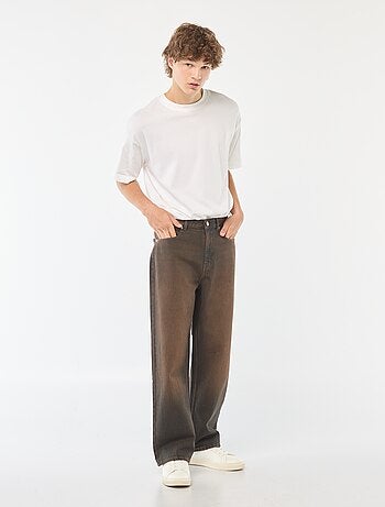 Wijde jeans met 5 zakken | baggymodel