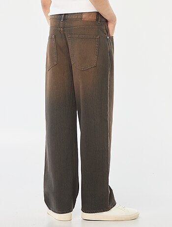 Wijde jeans met 5 zakken | baggymodel