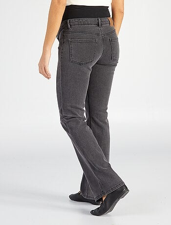 Zwangerschapsjeans met wijd uitlopende pijpen