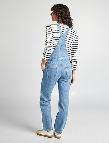 Zwangerschapssalopette van stretchdenim